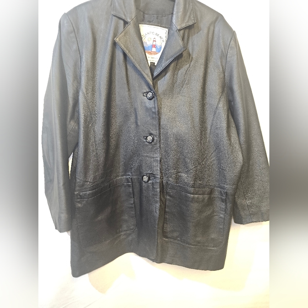 Classic Elements Midnight Leather Jacket - image 2